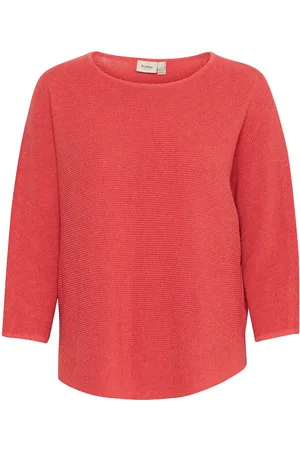FRANSA Frsinja Pu 1 Tops Knitwear Jumpers Red