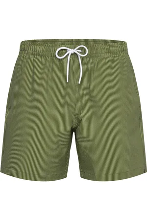 Abercrombie & Fitch Anf Mens Swim Badeshorts Green