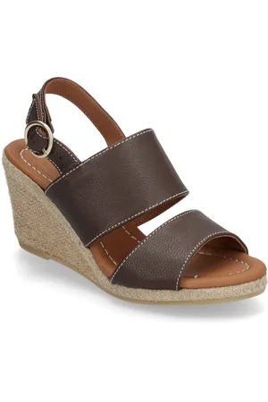 Billi Bi Espadrilles Sandal Med Hæl Espadrilles Brown