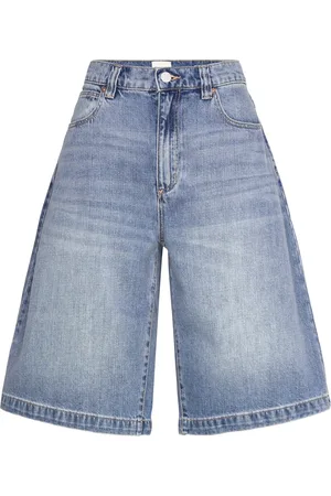 ABrand 95 Mid Super Baggy Jort Livlight Vintage Blue Bottoms Shorts Denim Shorts Blue