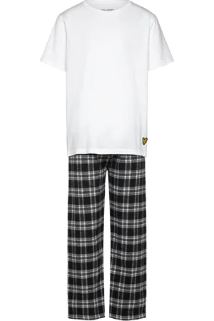 Lyle & Scott Danny Pyjamas Sett White