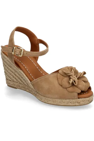 Billi Bi Espadrilles Sandal Med Hæl Espadrilles Brown