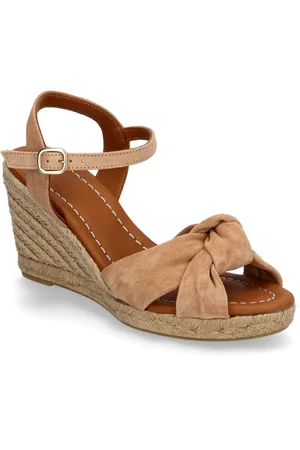 Billi Bi Espadrilles Sandal Med Hæl Espadrilles Beige