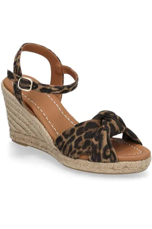 Billi Bi Espadrilles Sandal Med Hæl Espadrilles Brown