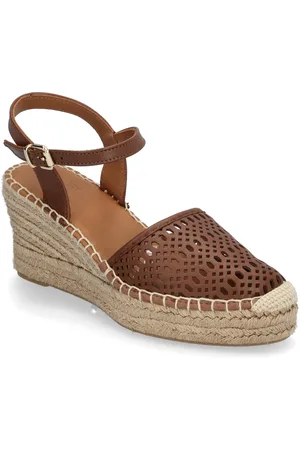Billi Bi Espadrilles Sandal Med Hæl Espadrilles Brown