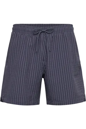 Abercrombie & Fitch Anf Mens Swim Badeshorts Navy