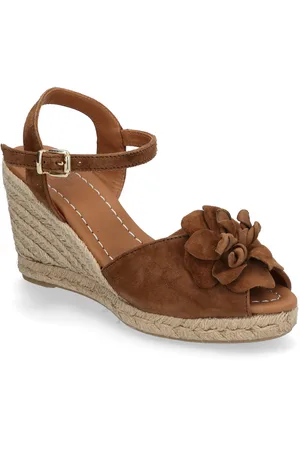 Billi Bi Espadrilles Sandal Med Hæl Espadrilles Beige