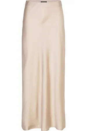 Bruuns Bazaar Acaciabbjoanelle Skirt Skirts Maxi Skirts Cream