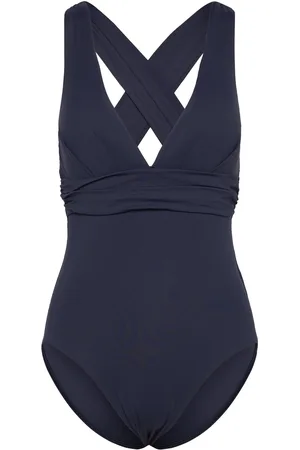 Seafolly S.collective Cross Back Piece Badedrakt Badetøy Navy