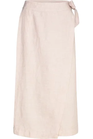 Twist & tango Vivienne Linen Skirt Skirts Knee-length & Midi Skirts Pink