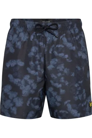 Lyle & Scott Digital Floral Print Swim Short Badeshorts Navy