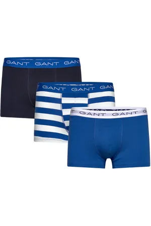 GANT Stripe Trunk 3-Pack Designers Boxers Blue