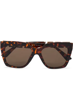 Pieces® Pclouisa Sunglass Box Solbriller Brown