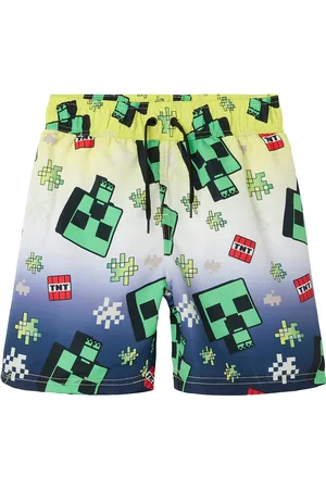 NAME IT Nkmmyx Minecraft Swimshorts Bfu Badeshorts Yellow