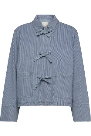 Sofie Schnoor Marlosw Jacket Tops Overshirts Blue