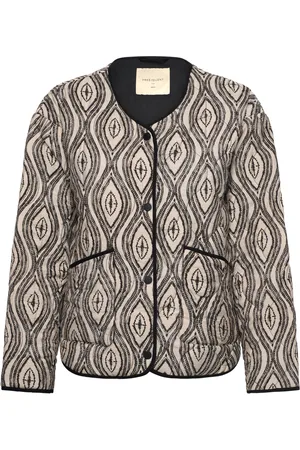 Freequent Fqaya-Jacket Vattert Jakke Cream