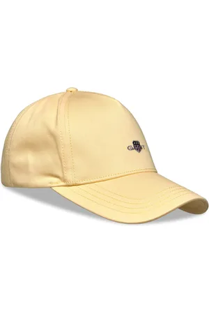 GANT Shield Cotton Twill Cap Accessories Headwear Caps Yellow