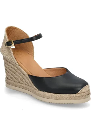 Unisa Castilla25Nto Sandal Med Hæl Espadrilles Black