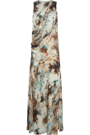 Gestuz Reenagz P Maxi Dress Maxikjole Festkjole Brown