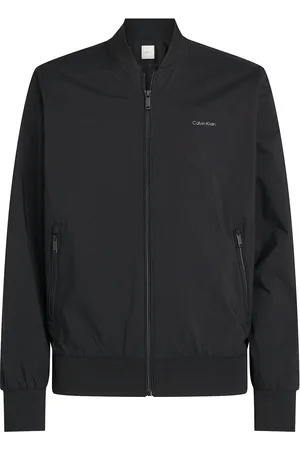 Calvin Klein Ls Matte Bomber Jacket Bomberjakke Jakke Black