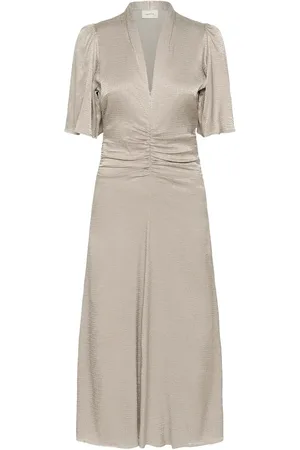 Gestuz Gzbianca Dress Maxikjole Festkjole Grey