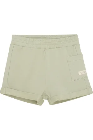 FIXONI Shorts Sweat Bottoms Shorts Sweat Shorts Green