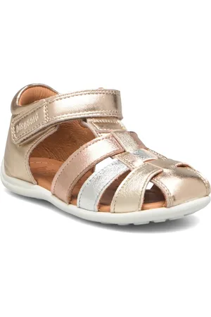 Bisgaard Carly Shoes Summer Shoes Sandals Gold