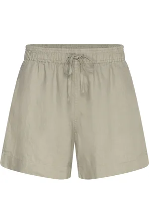 Twist & tango Melody Linen Shorts Bottoms Shorts Casual Shorts Khaki Green