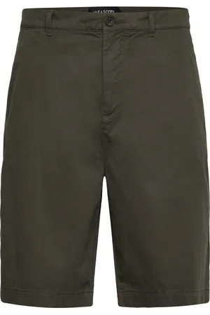 Lyle & Scott Chino Short Bottoms Shorts Chinos Shorts Green