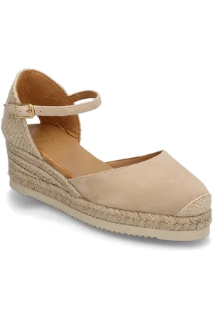 Unisa Cisca25Ks Sandal Med Hæl Espadrilles Beige