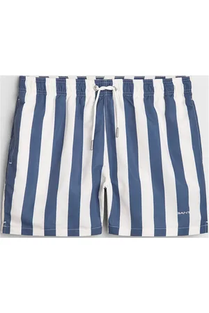 GANT Block Stripe Swim Shorts Sport Men Sport Clothing Sport Swimwear Sport Swim Shorts Navy