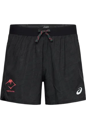 Asics Fujitrail All Over Print 5In Short Sport Shorts Sport Shorts Black