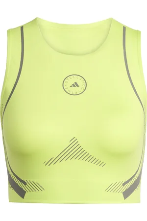 adidas Asmc Tpa Cr Sport Women Sport Clothing Sports Tops & T-shirts Sport Crop Tops Sport Sleeveless Crop Tops Yellow