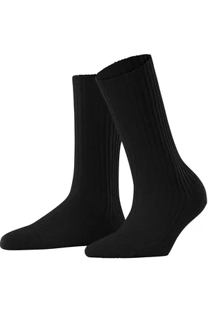 Falke Cosy Wool Boot Sock Warm Lingerie Socks Regular Socks Black