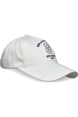 GANT Sportswear Arch Cap Accessories Headwear Caps White