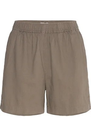 Levete Room Lr-Naja Bottoms Shorts Casual Shorts Khaki Green