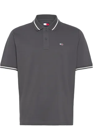 Tommy Hilfiger Tjm Reg Tipped Polo Tops Polos Short-sleeved Black