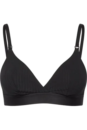 Lindex Nursing Bra Vera Cotton Lingerie Bras & Tops Soft Bras Bralette Black