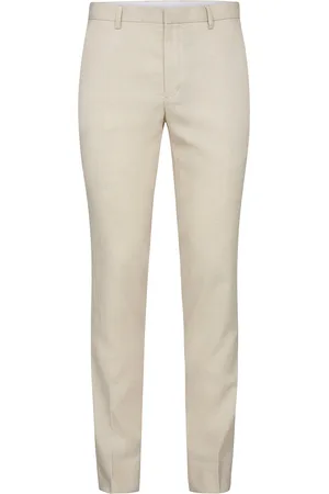 Bruun & Stengade Bs Pollino Classic Fit Suit Pants Bottoms Trousers Formal Cream