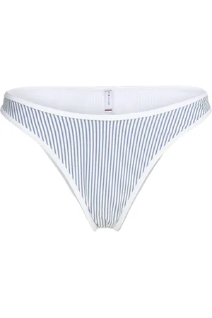 Tommy Hilfiger High Leg Cheeky Swimwear Bikinis Bikini Bottoms Bikini Briefs Blue