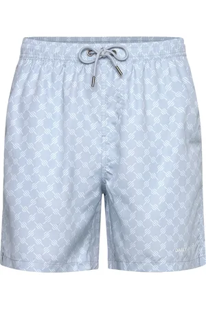 Daily paper Logo Swimshorts Badeshorts Blue