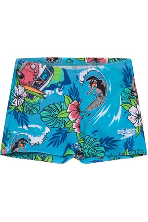 Speedo Boys Learn To Swim Digital Allover Aquashort Badeshorts Blue