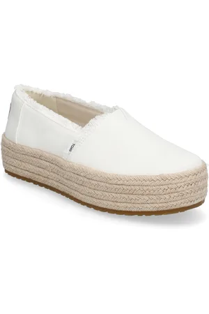 TOMS Valencia Sandaler Espadrilles Lave White