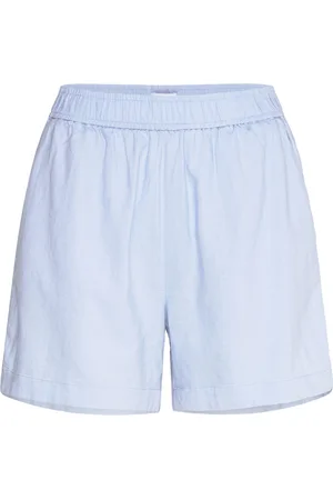Levete Room Lr-Naja Bottoms Shorts Casual Shorts Blue