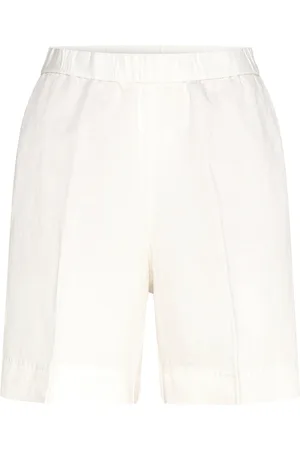 GANT Rel Linen Blend Pull On Shorts Bottoms Shorts Casual Shorts White