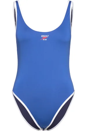 Speedo 8-005050 Solid Bound Scoop 1 Pc Sport Sport Clothing Sport Swimwear Sport Swimsuits Blue