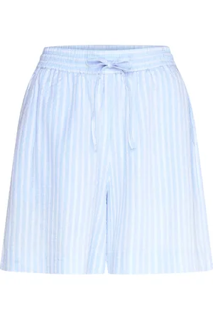 GANT Tonal Striped Seersucker Shorts Bottoms Shorts Casual Shorts Blue