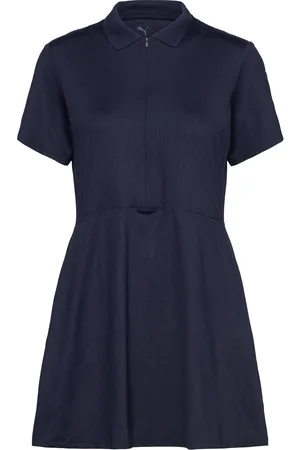 PUMA W Kassidy Animal Deboss Ss Dress Sport Sport Clothing Sport Dresses & Skirts Sport Dresses Navy