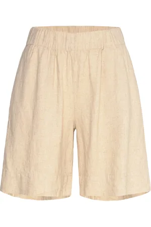Levete Room Lr-Naja Bottoms Shorts Casual Shorts Beige