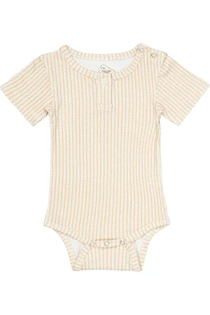 Cam Cam Copenhagen Short Sleeved Body Elliot Bodies Short-sleeved Yellow